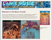 Tablet Screenshot of musicoflamb.com